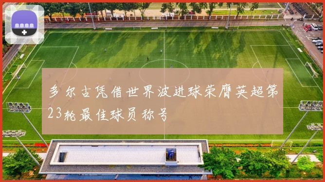 多尔古凭借世界波进球荣膺英超第23轮最佳球员称号